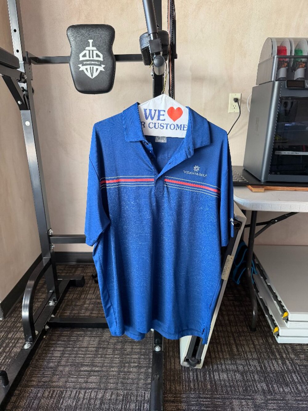 Callaway Opti-Dri Vidanta Golf Performance Polo Blue Men’s M